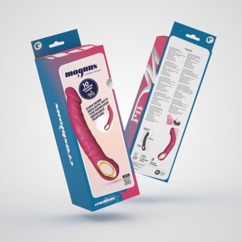 Vibrador Recargable Magnus Flexible Rosa