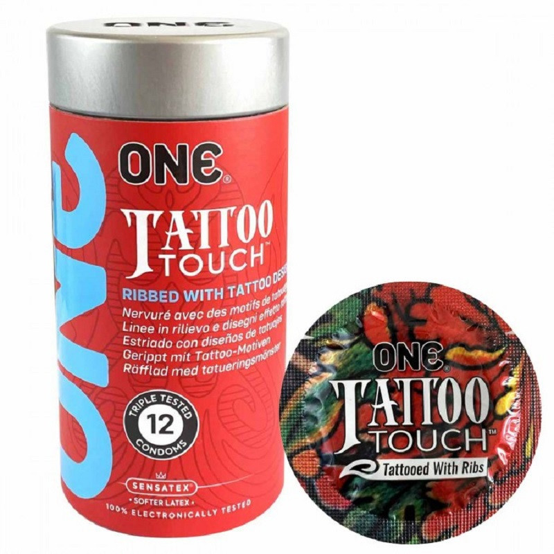 Preservativos One Tattoo Touch 12 Unidades