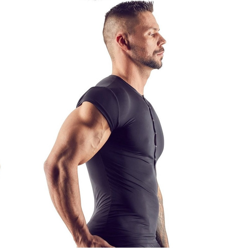 Camiseta Elástica Broches Negra Svenjoyment