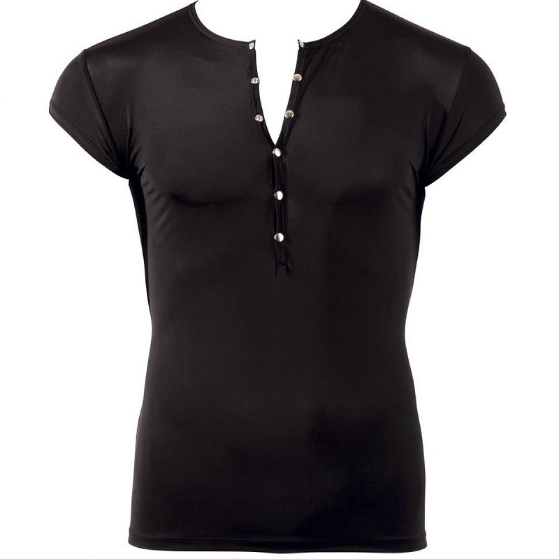 Camiseta Elástica Broches Negra Svenjoyment