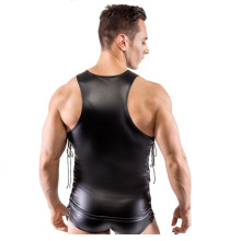 Camiseta Cordones Laterales Negra Svenjoyment