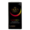 5 Preservativos Skyn 5 Senses+ Sin Látex