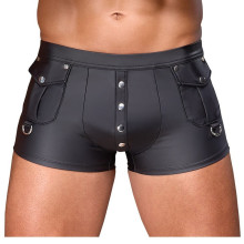 Bóxer Negro Bolsillos y Broches Nek