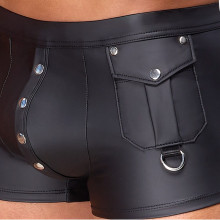 Bóxer Negro Bolsillos y Broches Nek