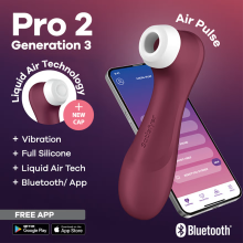 Satisfyer Pro 2 Generación 3 APP Burdeos