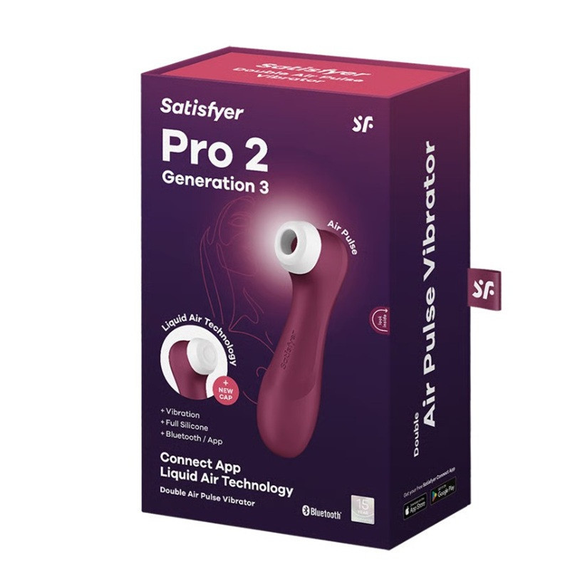 Satisfyer Pro 2 Generación 3 APP Burdeos