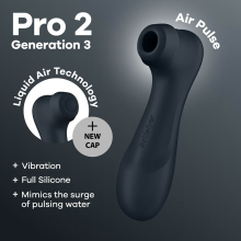 Satisfyer Pro 2 Generación 3 APP Negro