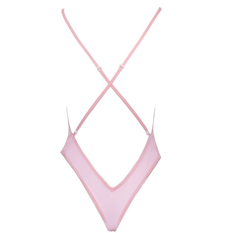 Body Rosa Bordado Kissable