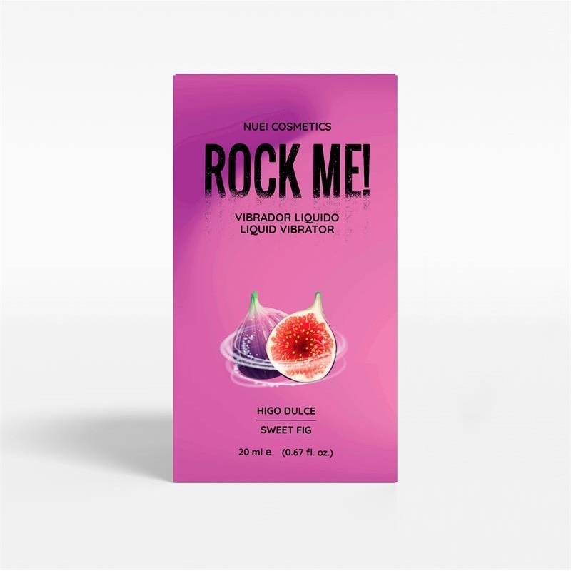 Vibrador Líquido Rock Me Higo Dulce Nuei 20 ml