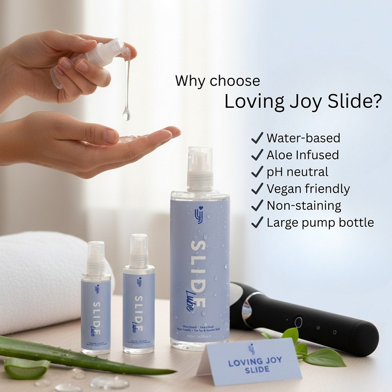 Lubricante a Base de Agua Slide Loving Joy 500 ml