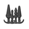 Kit 4 Plugs Anales Loving Joy Butt Plug Training Negro