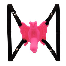 Arnés Femenino Macizo Con Vibración Silicona Mariposa Control Remoto Ultra Passionate