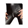 Catsuit Wetlook Noir Handmade Manga Larga Cremallera