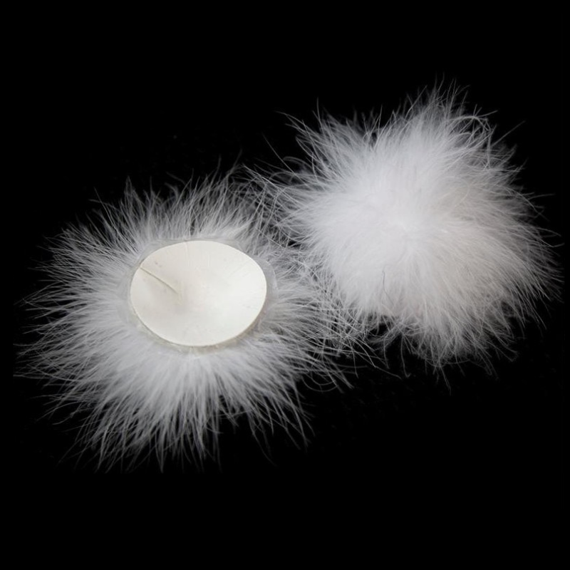 Pezoneras BDSM Line Marabú Blancas