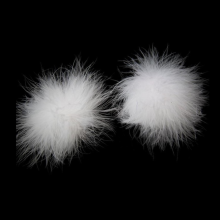 Pezoneras BDSM Line Marabú Blancas