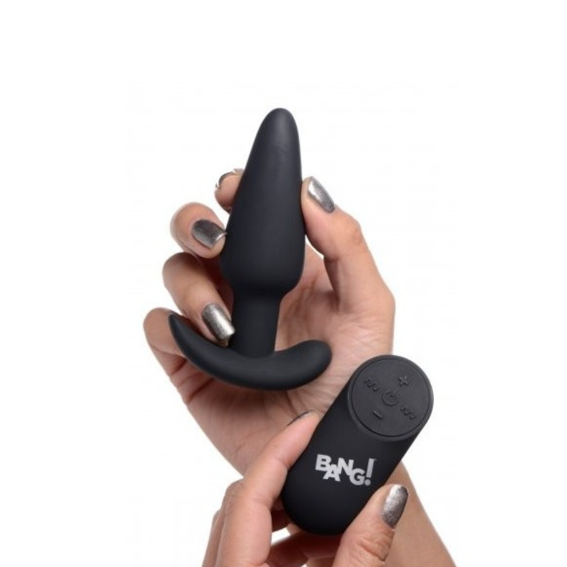 Estimulador Vibrador Plug Recargable Butt Plug Control Remoto Bang
