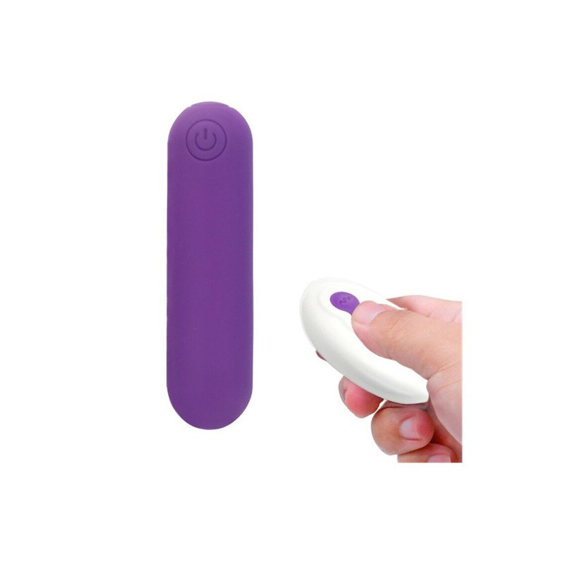Mini Bala Recargable Control Remoto Morado