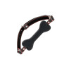 Mordaza Hueso Silicona Negro Darkness
