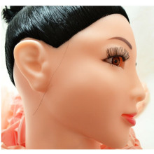 Muñeca Hinchable Con Masturbador y Vibración Semi Realística Deluxe Morena