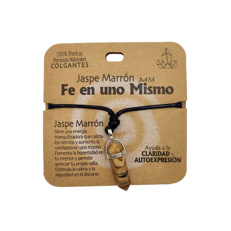 Jaspe Marrón Colgante
