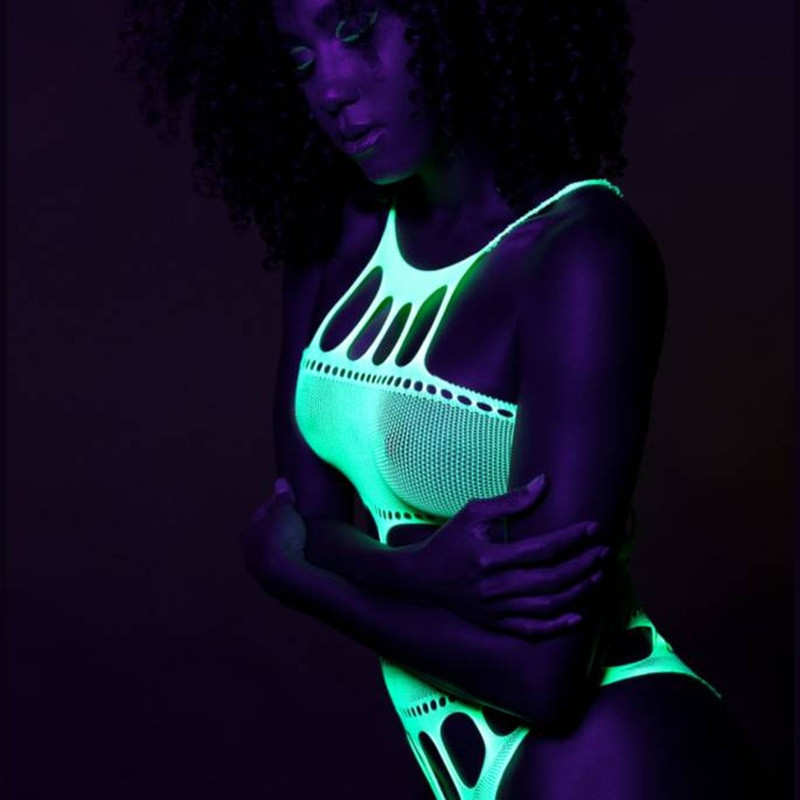 Body Grecian Neckline Neon Green 832