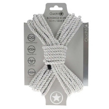 Atadura Cuerda Bondage Ouch 10 M Plateado
