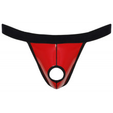 Tanga Vinilo Rojo/Negro Svenjoyment