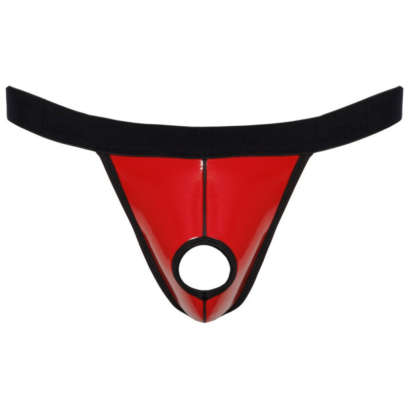 Tanga Vinilo Rojo/Negro Svenjoyment