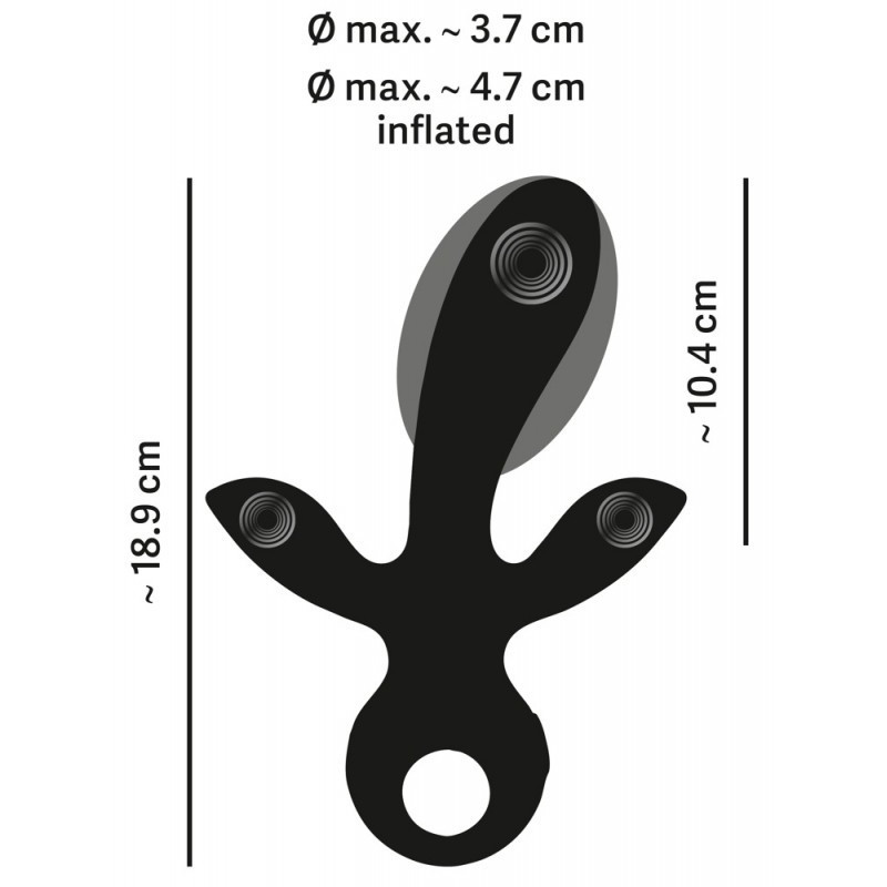 Estimulador Anal Hinchable Triple Vibrator