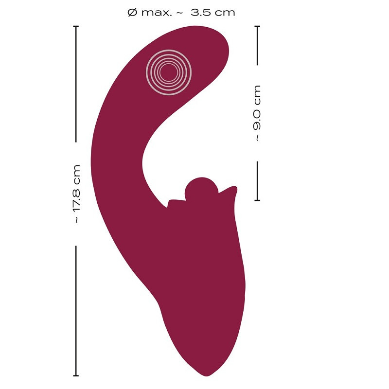 Estimulador 3 en 1 Curved Shaft