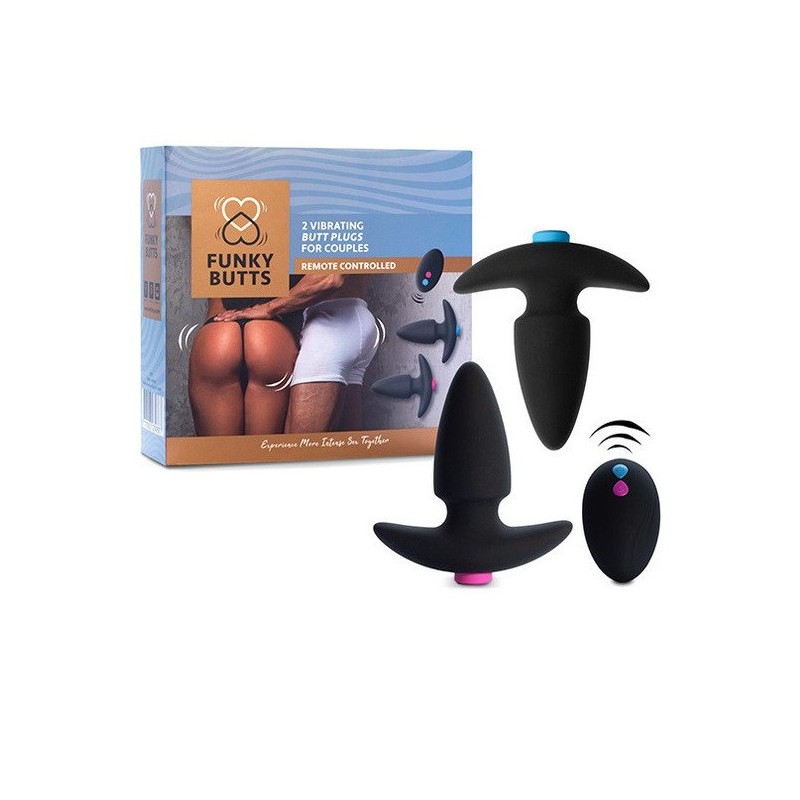 Estimulador Vibrador Funkybutts Remote Control Set