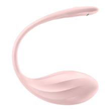 Huevo Vibrador APP Control Remoto Satisfyer Ribbed Petal Rosa