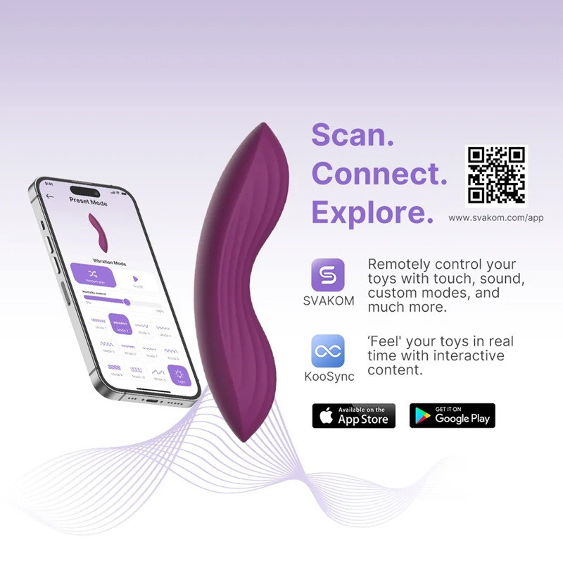 Panty Vibrador Control Remoto APP Edeny Svakom
