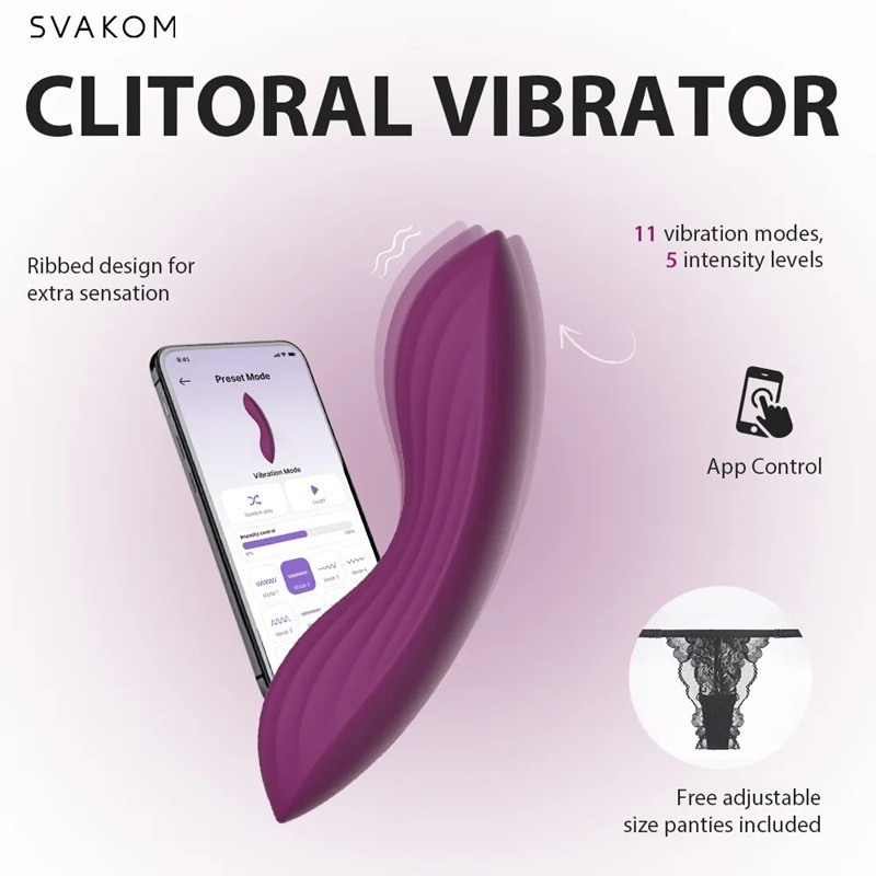 Panty Vibrador Control Remoto APP Edeny Svakom