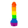 Dildo Realístico Silicona Pride
