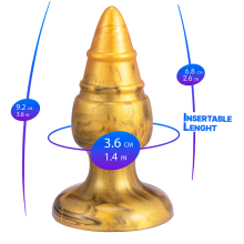 Fantasy Plug Liquid Silicone Goldy Silexd M