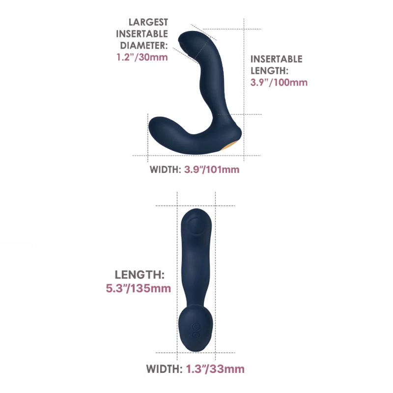Vibrador Prostático Pulsating Iker Neo App Svakom