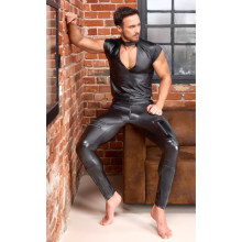 Camiseta Negra Anillo Cuello Nek