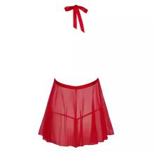 Babydoll Halter Rojo/Dorado Kissable