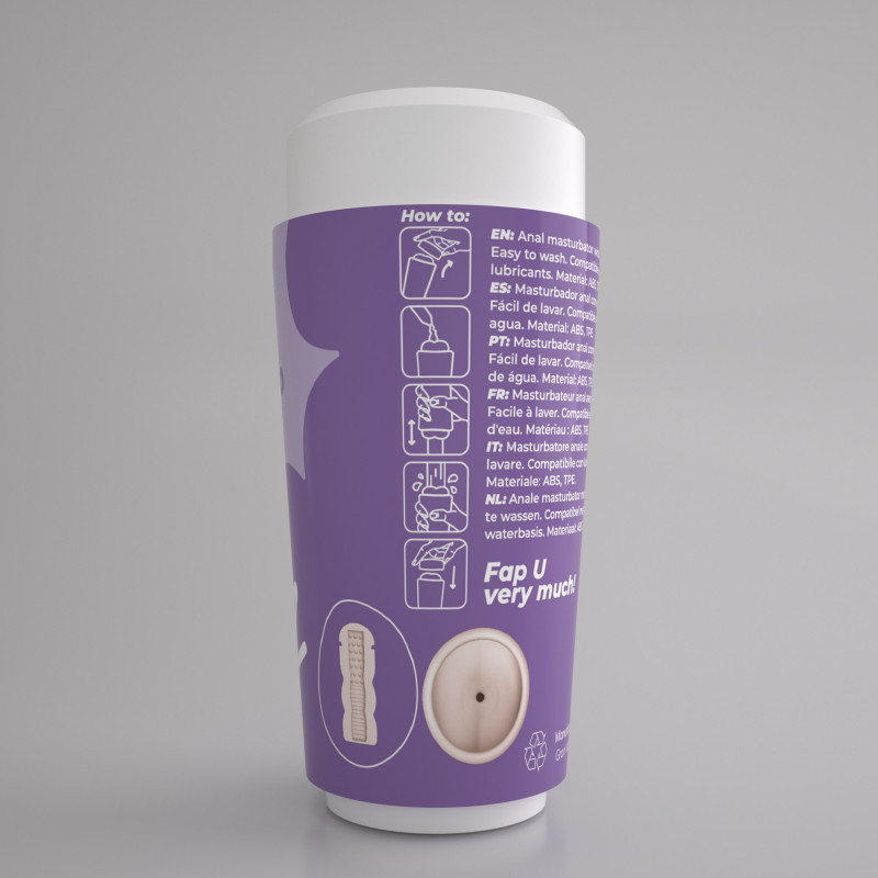 Masturbador Fappucino Anal Hot Buns