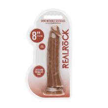 Dildo Realrock Flexible Moreno 8"