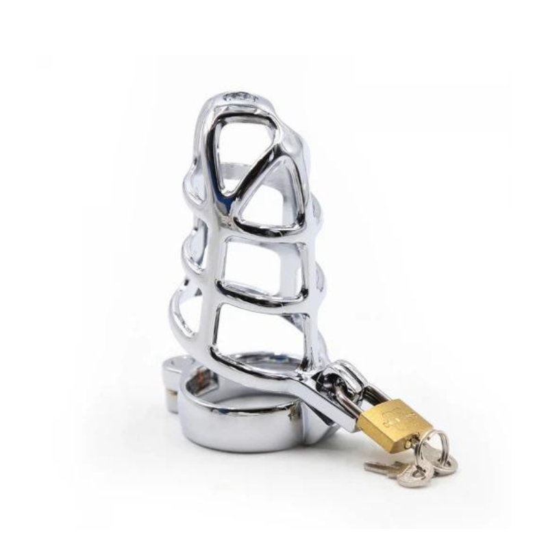Jaula de Castidad Metal y Anillo Ohmama Fetish 5061