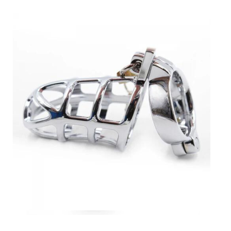 Jaula de Castidad Metal y Anillo Ohmama Fetish 5061