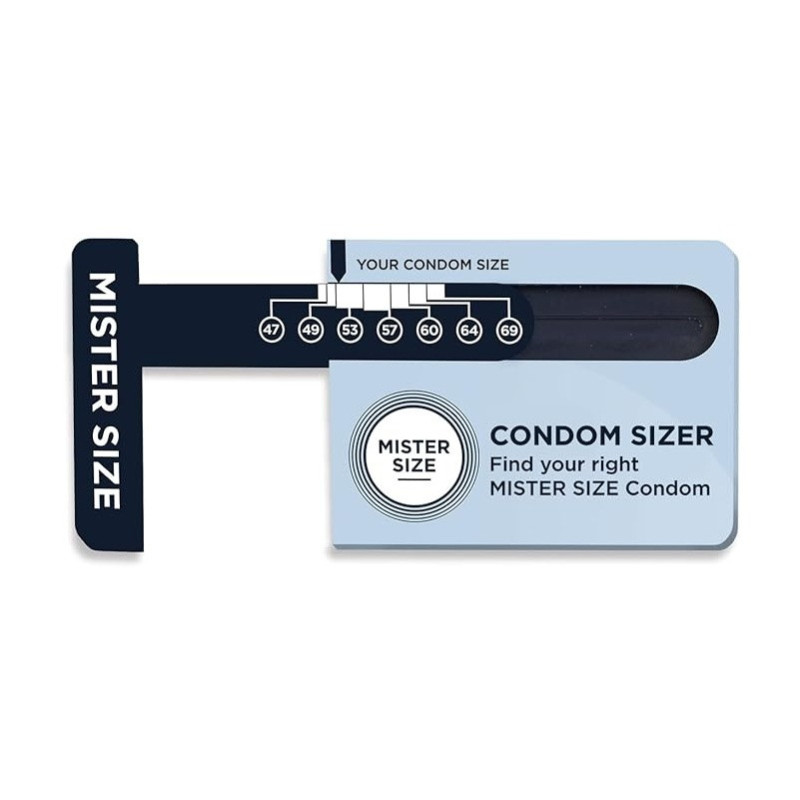 Medidor Pene Talla Preservativo Mister Size