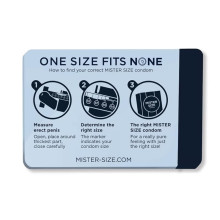 Medidor Pene Talla Preservativo Mister Size