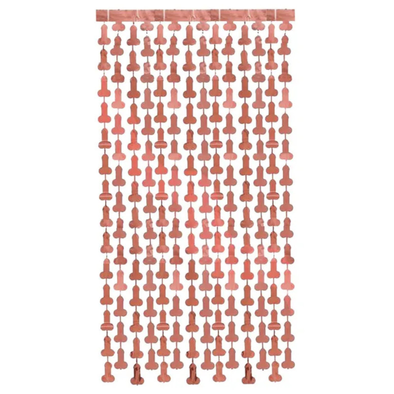 Set 2 Cortinas Penes Metallic Party Glitterati