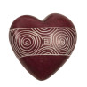 Corazón Esteatita Hand Made Kenia