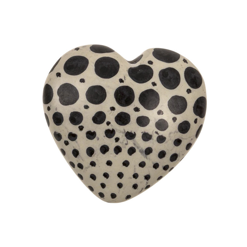 Corazón Esteatita Hand Made Kenia