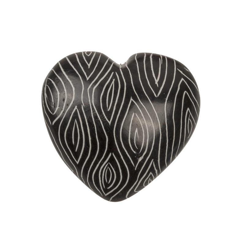 Corazón Esteatita Hand Made Kenia