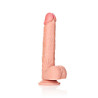 Dildo Realista With Balls Realrock Beis 11"
